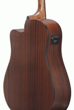 Ibanez AAD50CE Low Gloss Advanced Acoustic Guitar - Transparent Charcoal Burst