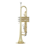 Grassi GRSTR500 School Series Bb Trumpet With Case - Gold Lacquer