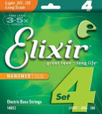 Elixir 14502 45 - 100 Nano Lite Bass Strings