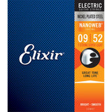 Elixir Nanoweb 7-String Electric Super Light 9-52 Guitar Strings
