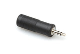 Hosa Adaptor - 1/4 in TRS to 3.5 mm TRS