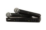 Shure BLX288 Wireless Dual Vocal System With 2 x SM58 Microphones - 662-686MHz