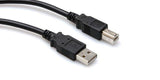 Hosa High Speed USB Cable - Type A to Type B - 10 ft