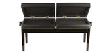 Beale BPD990 Adjustable Dual Duet Piano Bench - Black