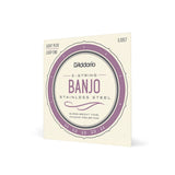 D'Addario EJS57 11-22 Stainless Steel 5-String Banjo Strings - Custom Medium