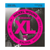 D'Addario EXL170S Nickel Wound Bass Guitar Strings Light 45-100 Short Scale