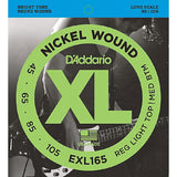 Daddario 45-105 EXL165 Nickel Wound Bass Strings