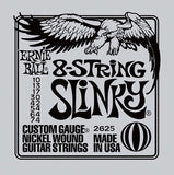 Ernie Ball 10-74 8 String Set Slinky Electric Nickel Wound
