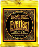 Ernie Ball 12-54 Everlast Coated Medium Light 80/20 Bronze Acoustic