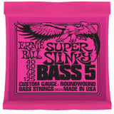 Ernie Ball 40-125 Super Slinky 5 String Bass Strings Set