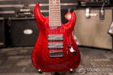 ESP LTD SC-608 Stephen Carpenter Signature Baritone 8 String Guitar - Red Sparkle