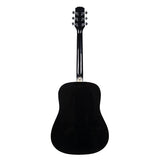 Martinez Acoustic Guitar Pack With Built in Tuner - Black