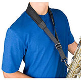Protec 22 Inch Ballistic Less-Stress Saxophone Strap - Black