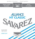Savarez 540J Alliance Tie End Classical Guitar Strings - High Tension
