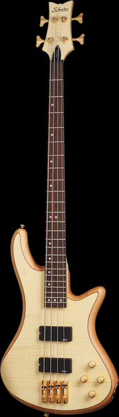 Schecter Stiletto Custom-4 Bass Guitar - Natural – Sound Centre