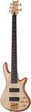 Schecter Stiletto Custom-5 5 String Bass Guitar - Natural