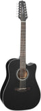 Takamine GD30CE Acoustic-Electric 12 String Guitar - Black Gloss
