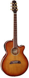 Takamine TSP138C TB Thinline Acoustic Electric Guitar - Sunburst