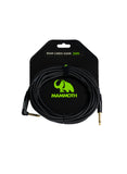 MAM FLEX G20R 20ft Instrument Cable RA Jack to Straight Jack.