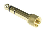 3.5mm(F)-1/4"(M) Stereo Adapter Threaded