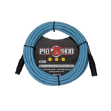 Pig Hog Hex Series Mic Cable 20ft - Daphne Blue