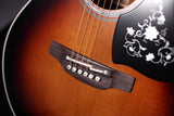 Takamine Thermal Top EF450CTTBSB NEX AC/EL Guitar with Cutaway in Brown Sunburst Gloss Finish