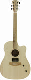 Cole Clark CCFL1EC-BB-HUM Acoustic-Electric Guitar Bunya Top with Humbucker - Natural