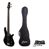 CASINO CTB-24-BLK Bass Guitar Set Black