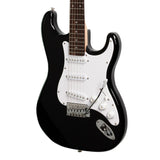 CASINO CST-22-BLK Electric Guitar Set with Bag/Acc