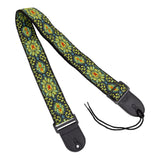 FRETZ 2" Jacquard Guitar Strap Yellow/Blue