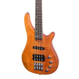 J&D RM4 - Solid Mahogany 24 Fret Active Bass Guitar