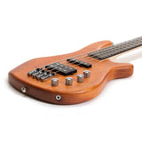 J&D RM4 - Solid Mahogany 24 Fret Active Bass Guitar