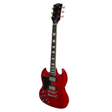 J&D SGL-Style Electric Guitar Left Handed - Red