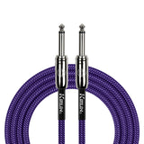 Kirlin 10ft Woven Purple Instr Cable