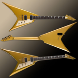 ESP LTD Kirk Hammett KH-V - Metallic Gold