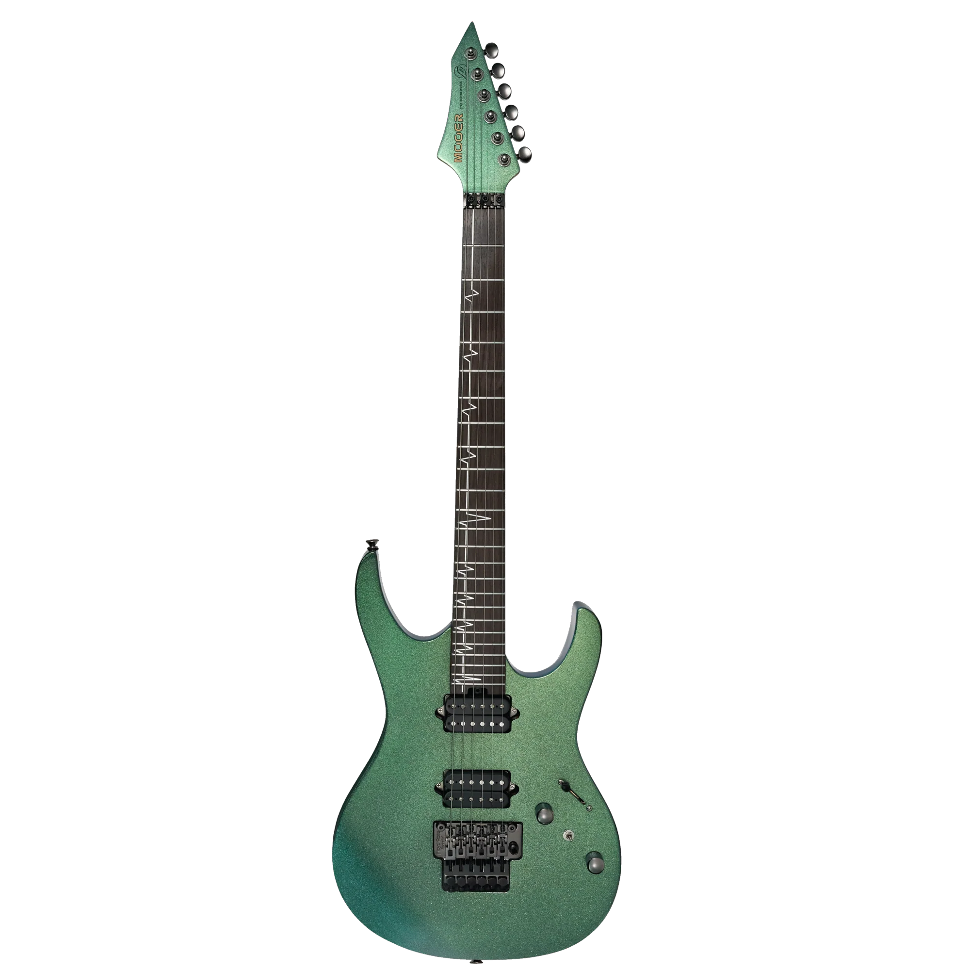 MOOER MMT-100FR W/Gig Bag Aurora Green Electric Guitar