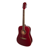 MARTINEZ MD-41-RED  Acoustic Guitar Satin Red