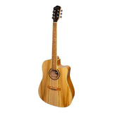 Martinez '41 Series' Dreadnought Cutaway Acoustic-Electric Guitar - Jati-Teakwood
