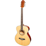 Martinez '41 Series' Folk Size Acoustic Guitar - Natural