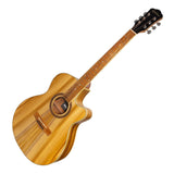 Martinez '41 Series' Folk Size Cutaway Acoustic-Electric Guitar - Jati-Teakwood