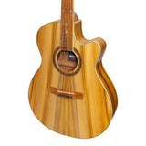 Martinez '41 Series' Folk Size Cutaway Acoustic-Electric Guitar - Jati-Teakwood