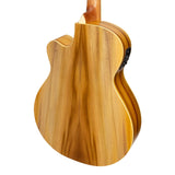 Martinez '41 Series' Folk Size Cutaway Acoustic-Electric Guitar - Jati-Teakwood