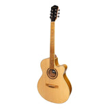 Martinez '41 Series' Folk Size Cutaway Acoustic-Electric Guitar - Spruce/Jati-Teakwood