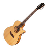 Martinez '41 Series' Folk Size Acoustic-Electric Guitar - Spruce/Mahogany