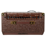 Martinez Retro-Style 25 Watt Acoustic Guitar Amplifier with Reverb - Brown