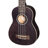 MOJO MSU-C66-BLK 'Coloured Series'  Soprano Ukulele - Black