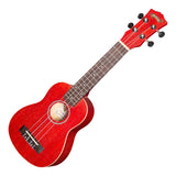 MOJO MSU-C66-WRD 'Coloured Series' Soprano Ukulele - Wine Red