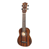MOJO  MSU-T5P-NST Rosewood Soprano Thinline Ukelele with pickup