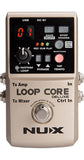 NU-X Core Stompbox Series Loop Core Deluxe Bundle Inc. Dual Foot Switch