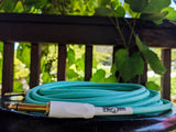 Pig Hog PCH10SGR "Seafoam Green" Instrument Cable 10ft RA